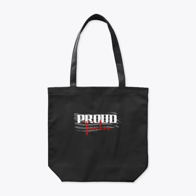 Proud Trucker Tote Bag